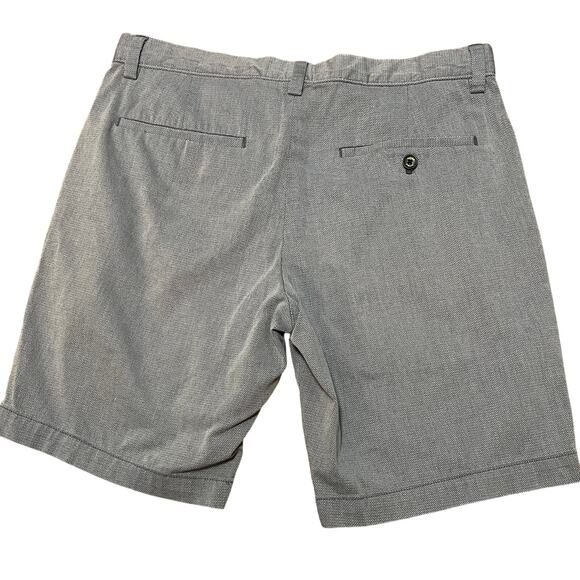 Banana Republic Aiden Shorts Blue Dobby Size 32 9” Inseam Classic Fit Preppy EUC - Picture 5 of 8